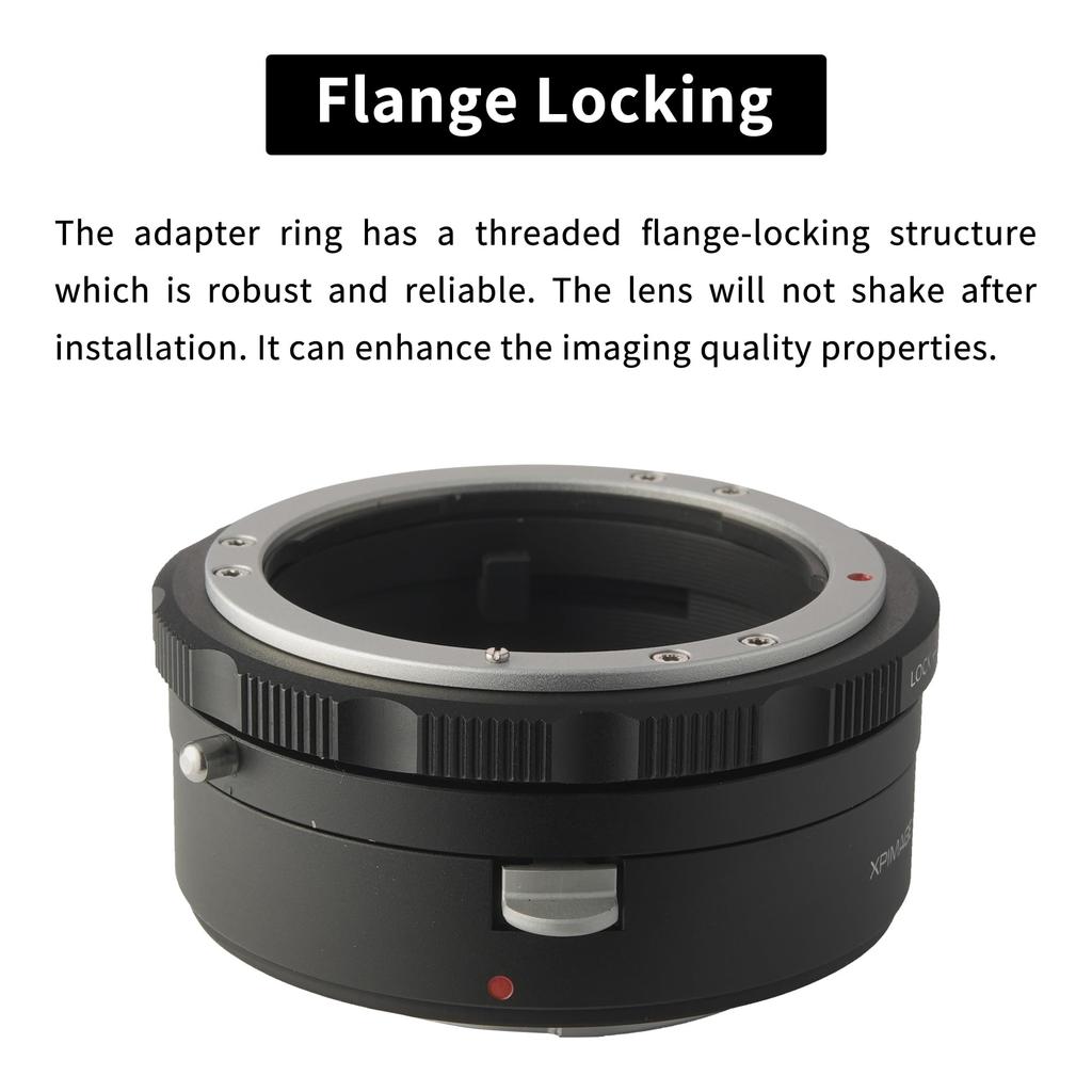 XPIMAGE Mount Compatible with Nikon Lenses On Sony Cameras Adapter F-mount E-mount (A7M3/A7M4)