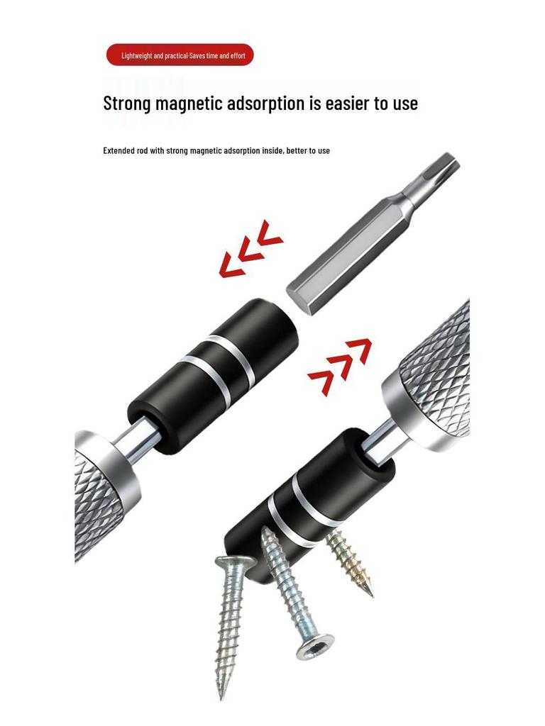 Precision Multifunctional Screwdriver Set with Non-slip Handle & Pry Tools - Household Essential
