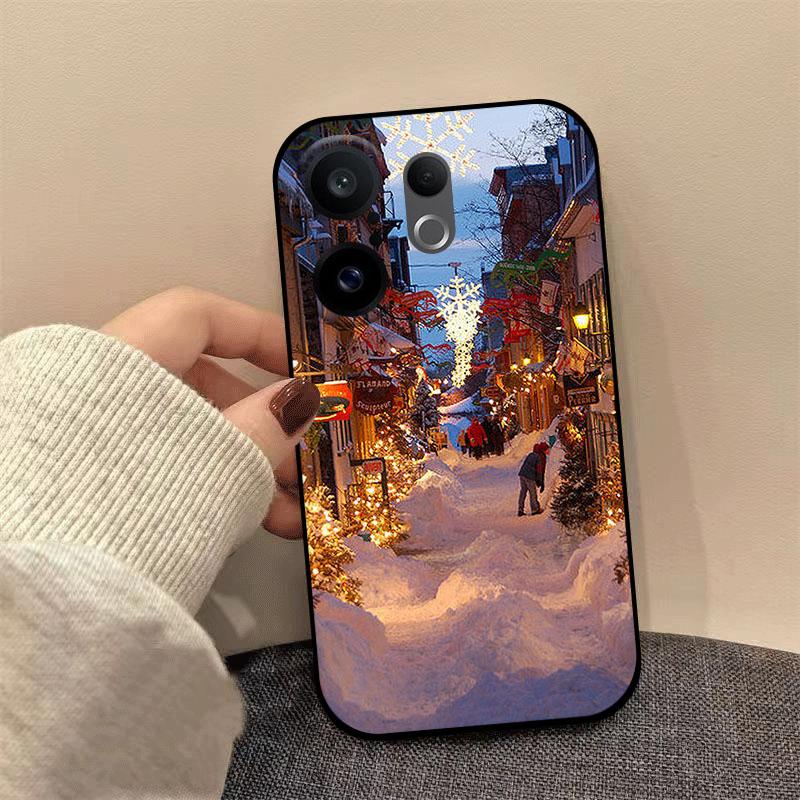 Case For VIVO X200 FE S30 Pro Mini Christmas Phone Cover Soft Silicone TPU Shell For VIVO X200FE Shockproof Bumper V2503 V2465A