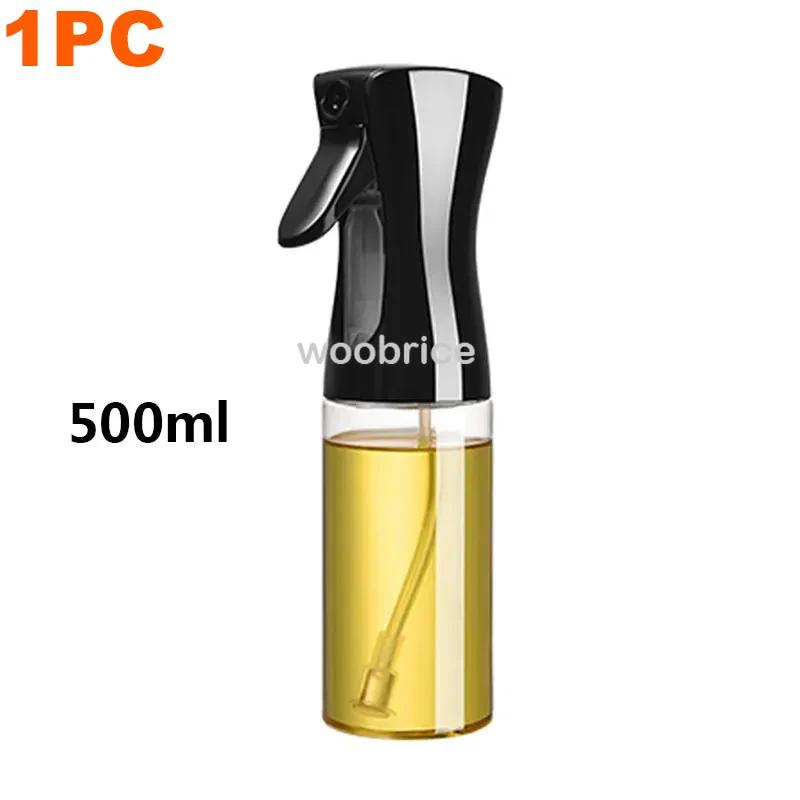 200/300/500ml Oil Spray for Kitchen Oil Nebulizer Dispenser Spray Oil Sprayer Airfryer BBQ Camping Olive Oil Diffuser Brush