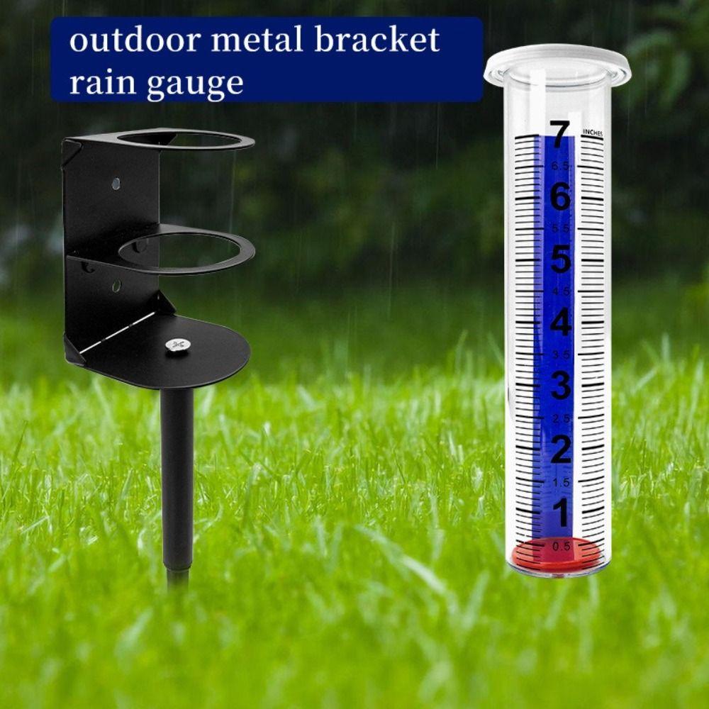 Transparent Outdoor Rain Gauge Removable Rain Measure Gauge Rain Measuring Device Accurate Weather
