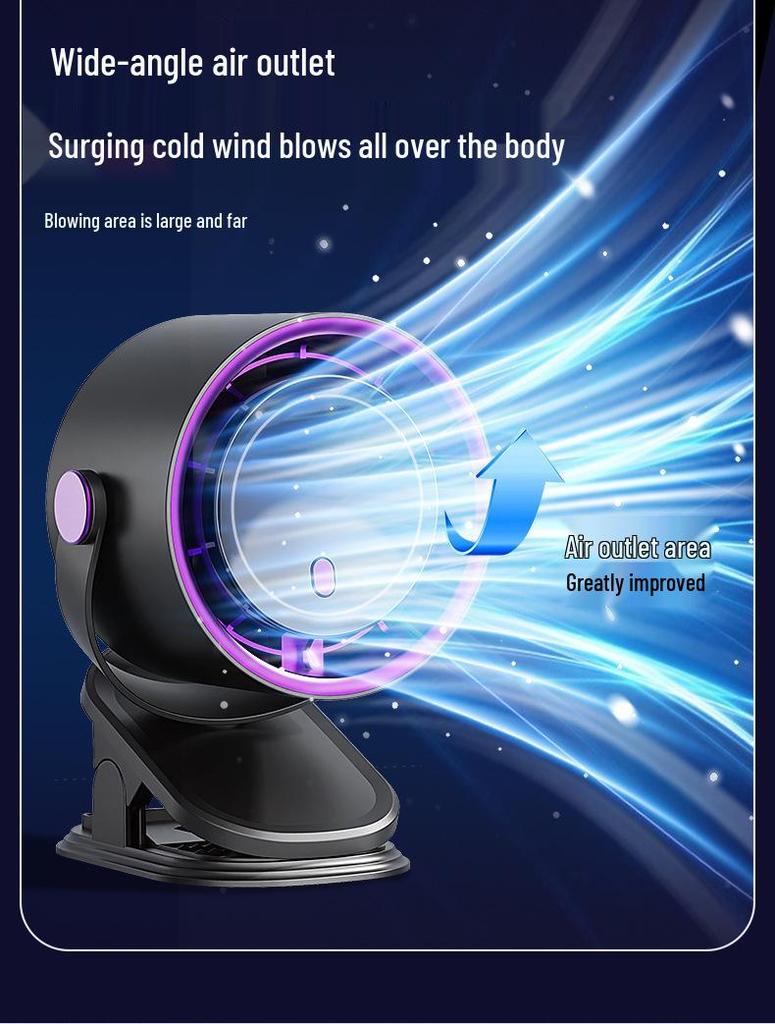 Wall-Mounted Digital Clip Fan with Timer, 100 Speed Settings, USB, Desktop and Household Use