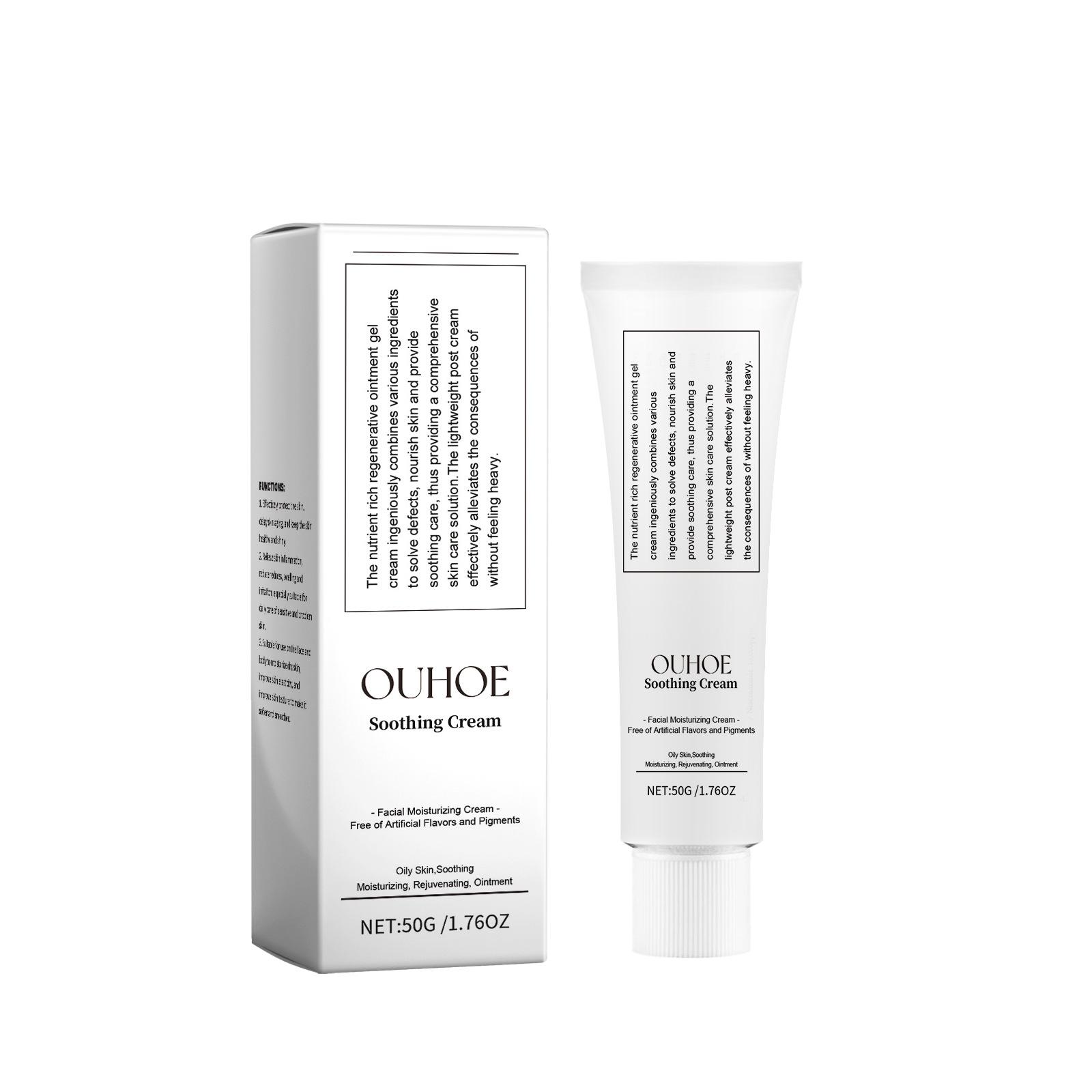 

Увлажняющий и успокаивающий крем OUHOE Увлажняющий и увлажняющий Улучшает состояние лица Мягко восстанавливает кожу Укрепляющий крем для лица 50g