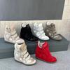 Leather Shoes Children Show Height 2026 Spring New Inner Height Increase Versatile Breathable Sports Casual High-top Shoes