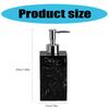 Soap Dispenser Bottle European Marble Pattern Liquid Pump Bottles Leakproof Travel Size