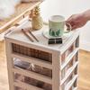 Desktop Multi-Layer Storage Cabinet with Free Shipping: Cosmetic Drawer & Office File Organizer