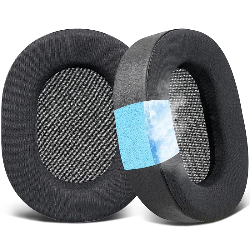 

SOULWIT cooling gel pad ear pads for Corsair HS65/HS55 Surround Wired, HS55 V2, HS 65/HS 55 Wireless Core for gaming headset ear cushion ice silk