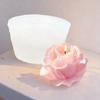 1 Stück 3D Elegante Rose Silikonform - Wiederverwendbare Flexible Form für Kerzen, Harzkunst, Handgemachte Seife und Tonherstellung, Exquisitcraft-Enthusiasten