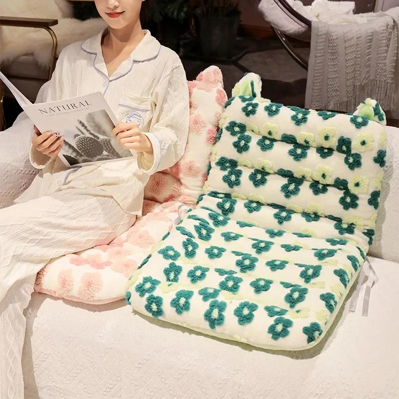 Solid Cushion Soft Comfortable Reclining Office Chair Seat Cushions Chair Cushion Long Cushion Window Pad Outdoor Cojin