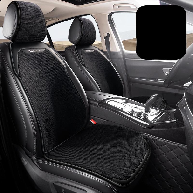 Linen Car Seat  Cushion Four Seasons General Purpose Separate Single Seat Cover for Most Cars  Comfortable and Durable
