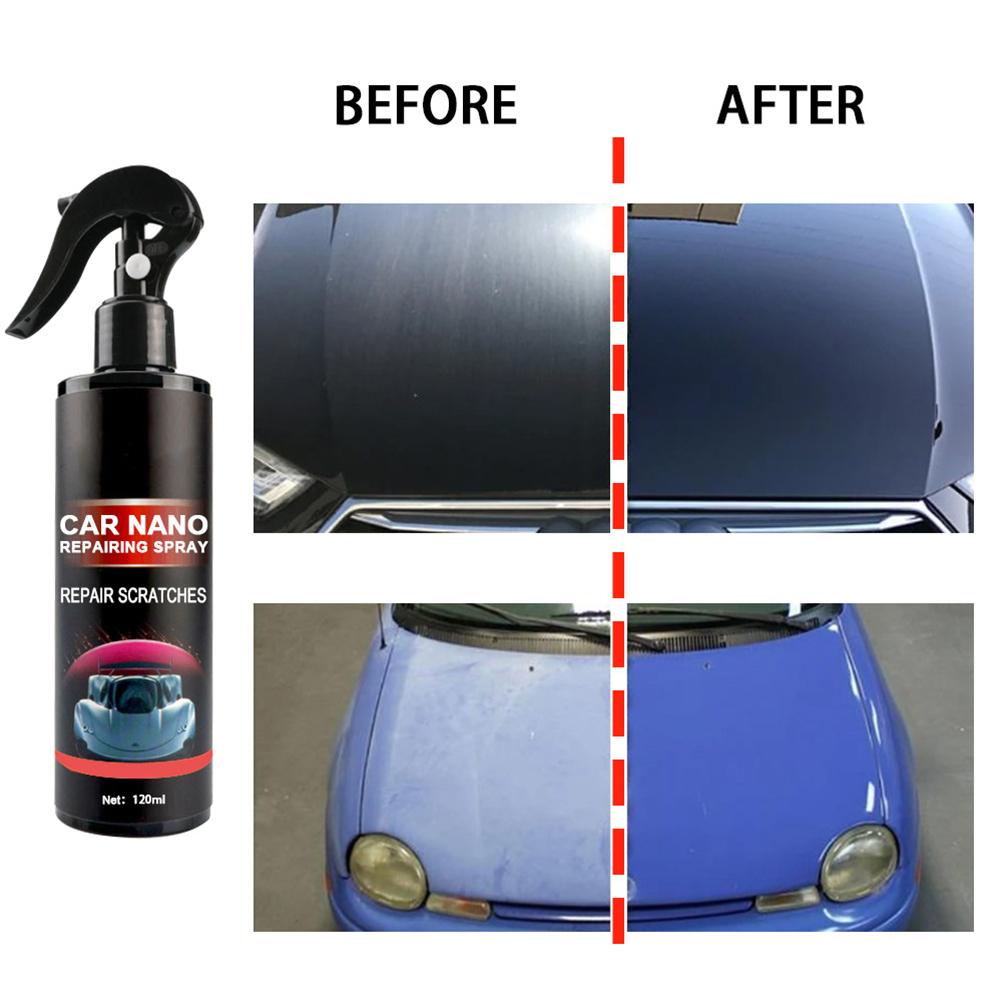 Nano Coating 120ml Car Liquid Hydrophobic Polish Paint Wax Spray Crystal Coat Film