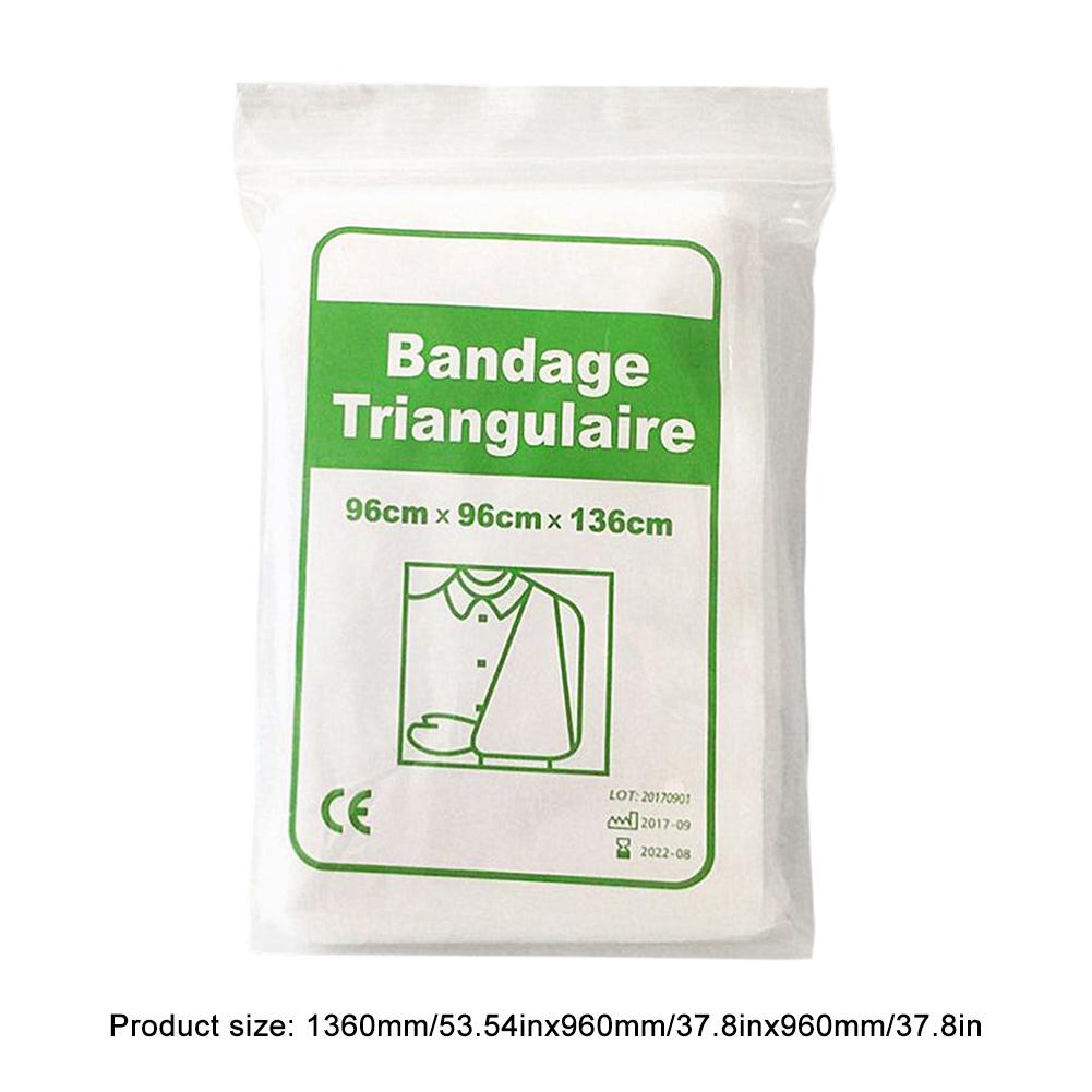 35-50pcs Triangular First Aid Bandage Non-Woven Emergency First Aid Bandage First Aid Wrap Bandage for Fracture Fixation