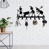 1pc Ant-Themed Metal Keychain - Modern Wall-Mounted Organizer, Effortlessly Holds Keys, Coats, And Hats | Durable Metal Hook Holder For Office