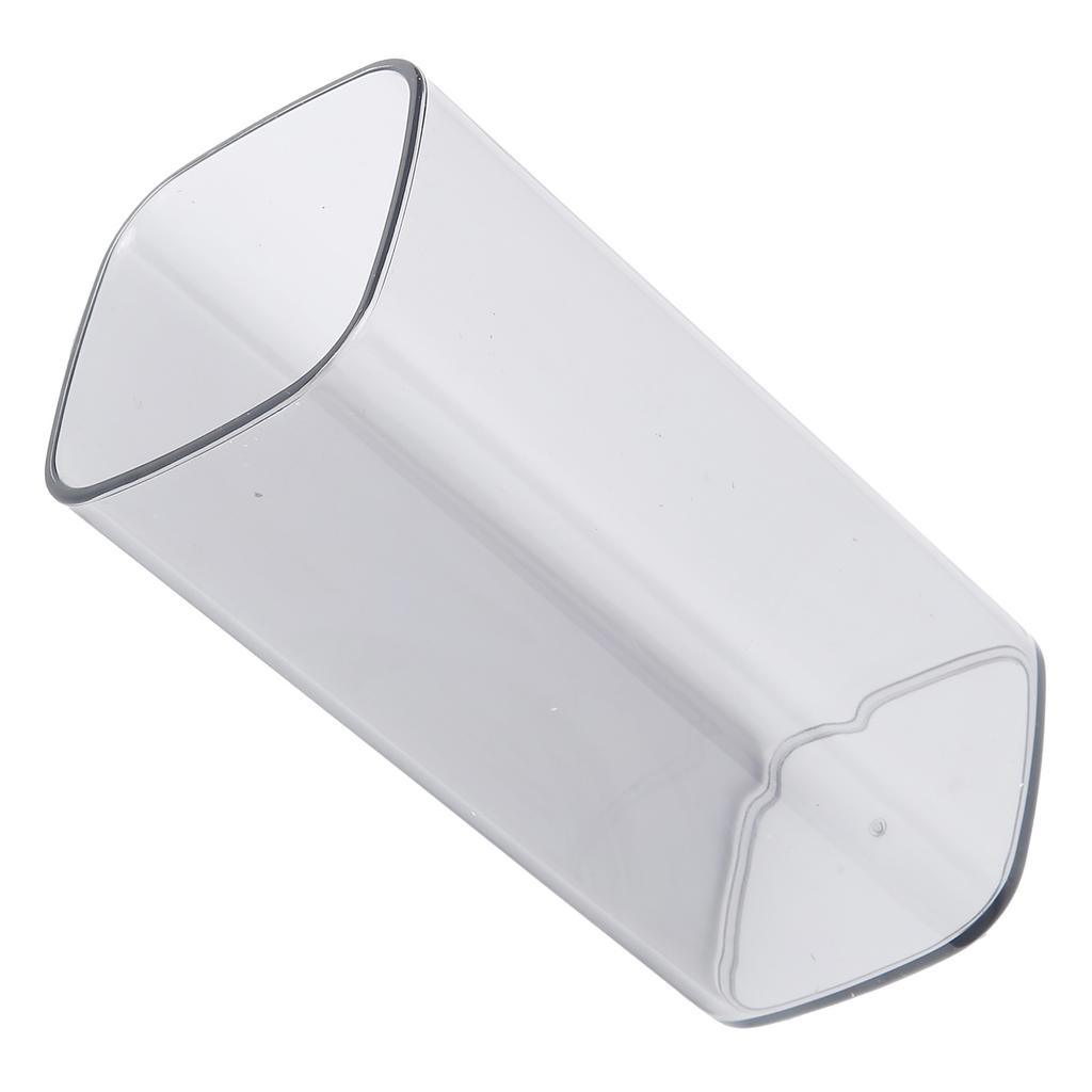 400ml Square Acrylic Cup Reusable Modern Tea Milk Juice Coffee Mug for Home Office UseGray