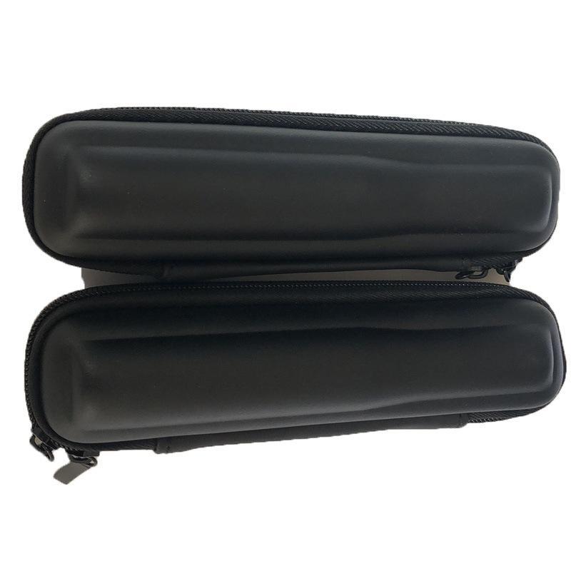 1Pcs Mini Slim Case Black Leather Case Small Ego Carry Bag For Pen Lighter Tobacoo Pipe Tool Accessories For Zipp