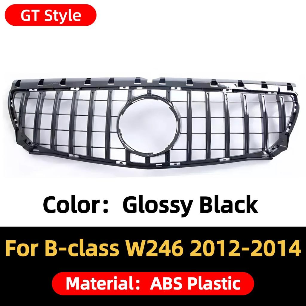 Front Bumper Grille Grill Mask Grid Body Kit Tuning Accessories For Mercedes Benz B Class W246 2012-2019 B180 B200 B220 B260