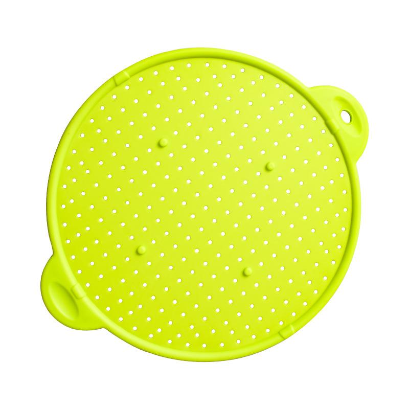 

Silicone oil and splash proof pot cover pad steamer pad thermal insulation filter screen kitchen tool high temperature resistanc