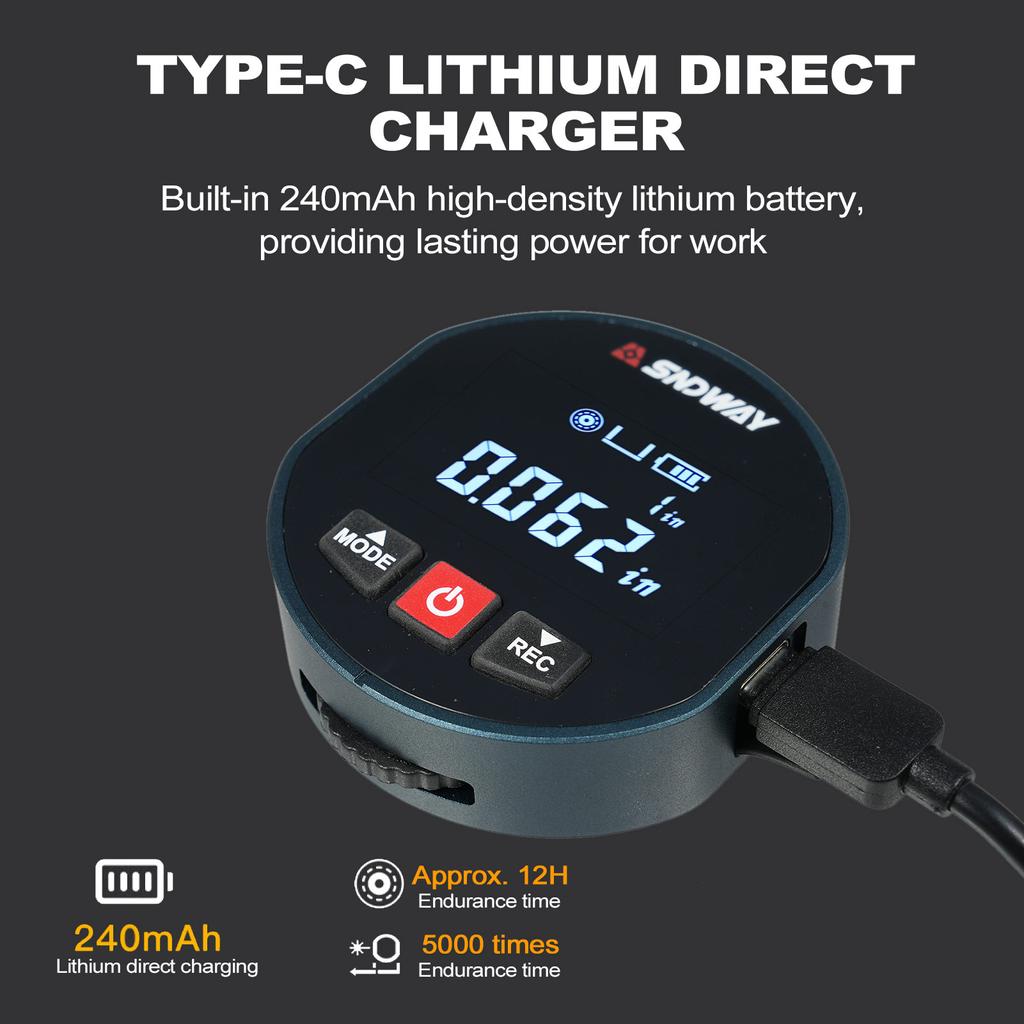 Bandă de măsurare digitală cu rulare 2 în 1 cu bandă de măsurare laser de 98 de picioare și bandă de rulare de 328 de picioare