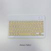 Koreanische Sprache Ultra-Schlanke Bluetooth-Tastatur Tragbar Mini Kabellos Wiederaufladbar für iPad Koreanisch
