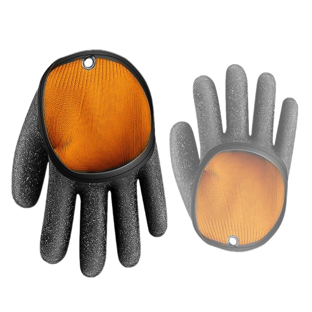 Anti-Slip, Anti-Puncture, Waterproof Fishing Gloves - Non-Stick Latex Grip for Handling Lures and Fish