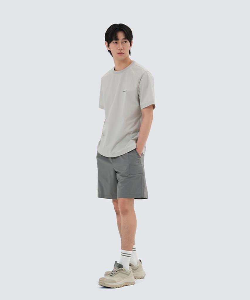 Snow Peak Thin-tech Woven Short Sleeve T-Shirt, Size 2XL (LBG)