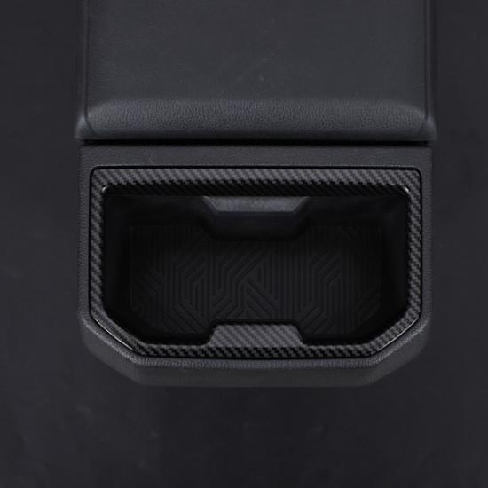 ABS Center Console Rear Water Cup Holder Cover Trim Fit for Toyota Tacoma 2024