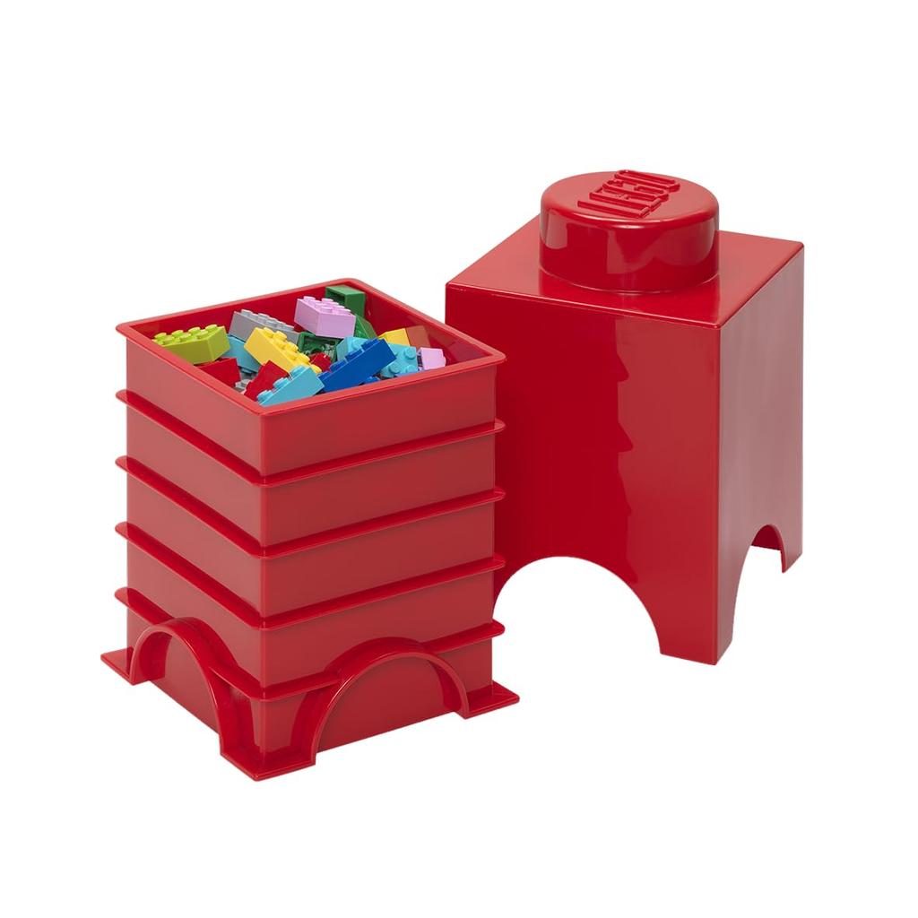 LEGO Storage Box Brick 1 Bright Red 40011730