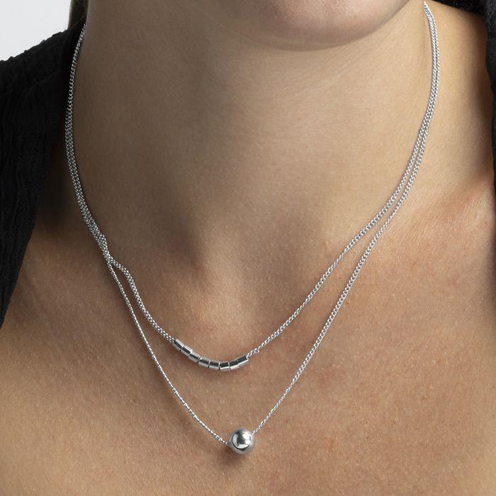 Luxenter Necklace Rhodium-plated Finish - Nothie