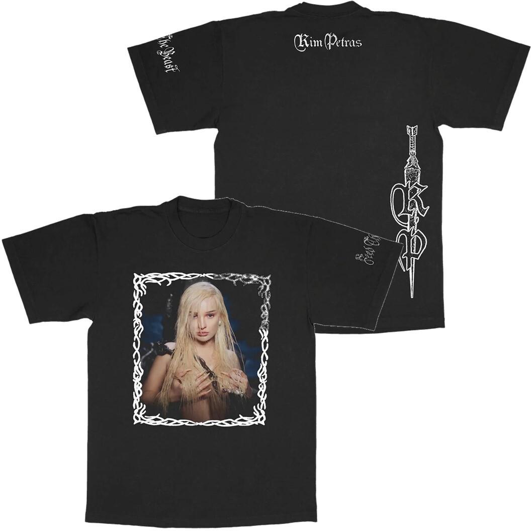 Kim Petras Men Officially Licensed Feed The Beast Tee T-shirt in Black Wash XXL