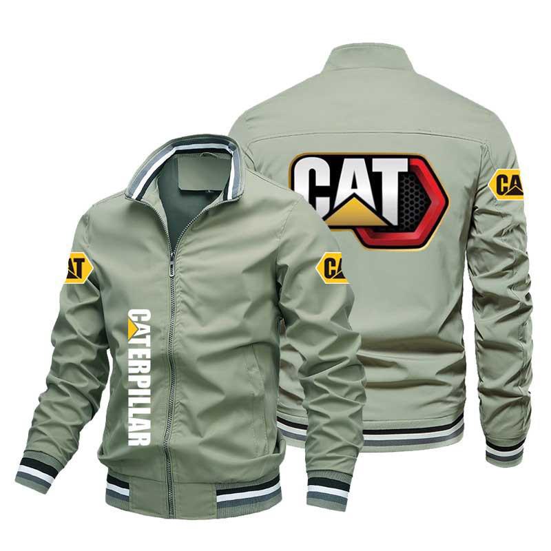 Unisex Autumn Pilot Print Zip-Up Cycling Jacket