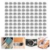 100 Set Round Head Stud 15mm Plated Alloy High Hardness Gold Silver Color Leather Rivets for Leather Clothes Bag