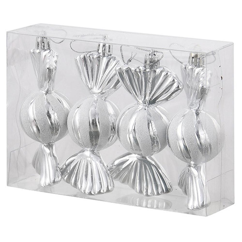 

Рождественские украшения Подвесной декор Рождественская подвесная елка Подвеска с изображением мультфильма серебряный