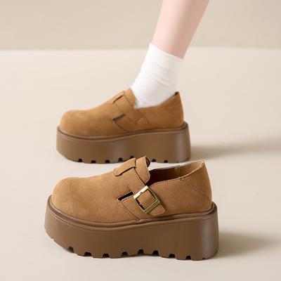 Retro All-inclusive Women's Spring New Thick-soled Muffins, Trendy Matches, One-pedal Loafers, Single Shoes for Women