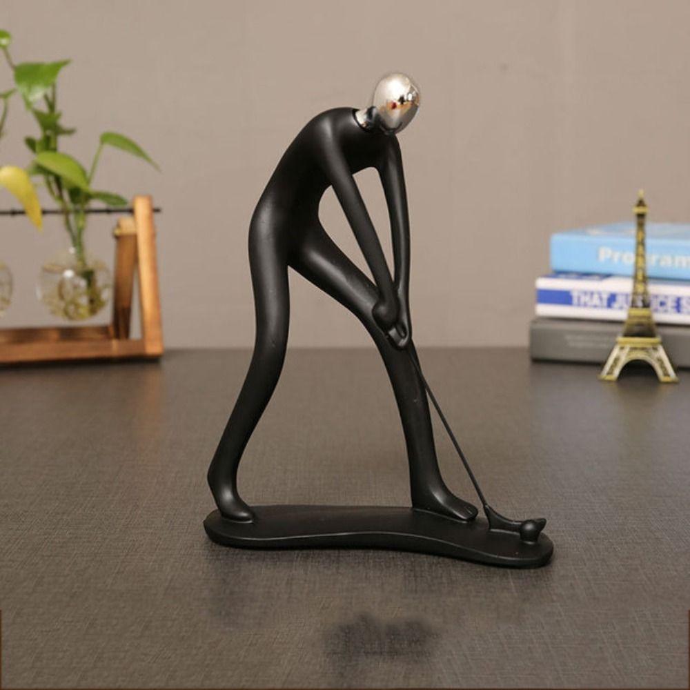 Decor Desktop Ornaments Sports Figure Sculpture Resin Crafts Figure Sculpture Character Ornaments