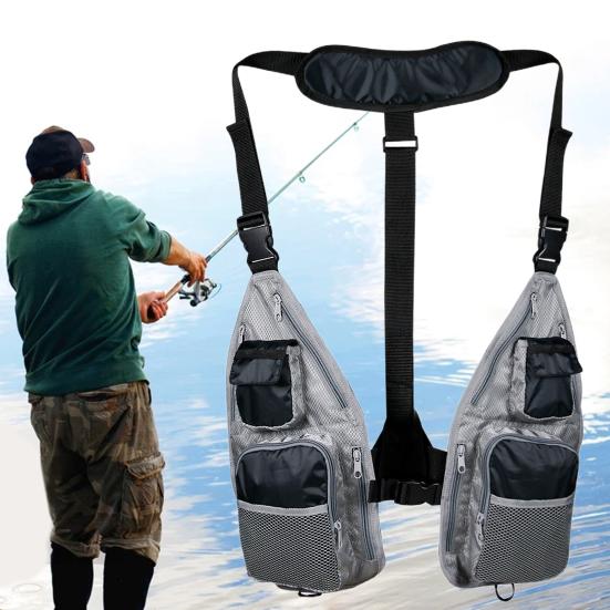 Fishing Vest Breathable Convenient with Pockets General Multi Function Adjustable Mesh Vest for