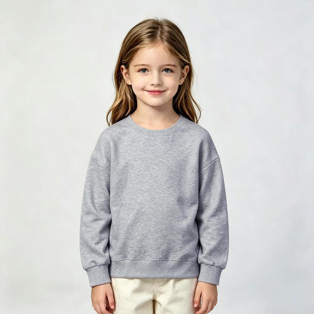 Boys and Girls Long Sleeve Color Hoodie Kids Casual Comfortable Pullover Sweatshirt