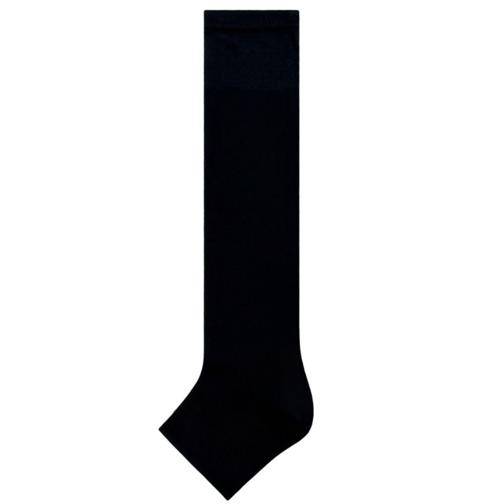 Solid Color Ice Silk Long Socks Lolita Knee High Sock Fashionable Mid-tube Stocking Summer