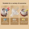 Cleaning Brush 3 in 1 Flower Shape Soft Bristles Stubborn Stain Removal Spiral Cup Mouth Cleaner Rotatable Foldable Multifunctional Cup Brush