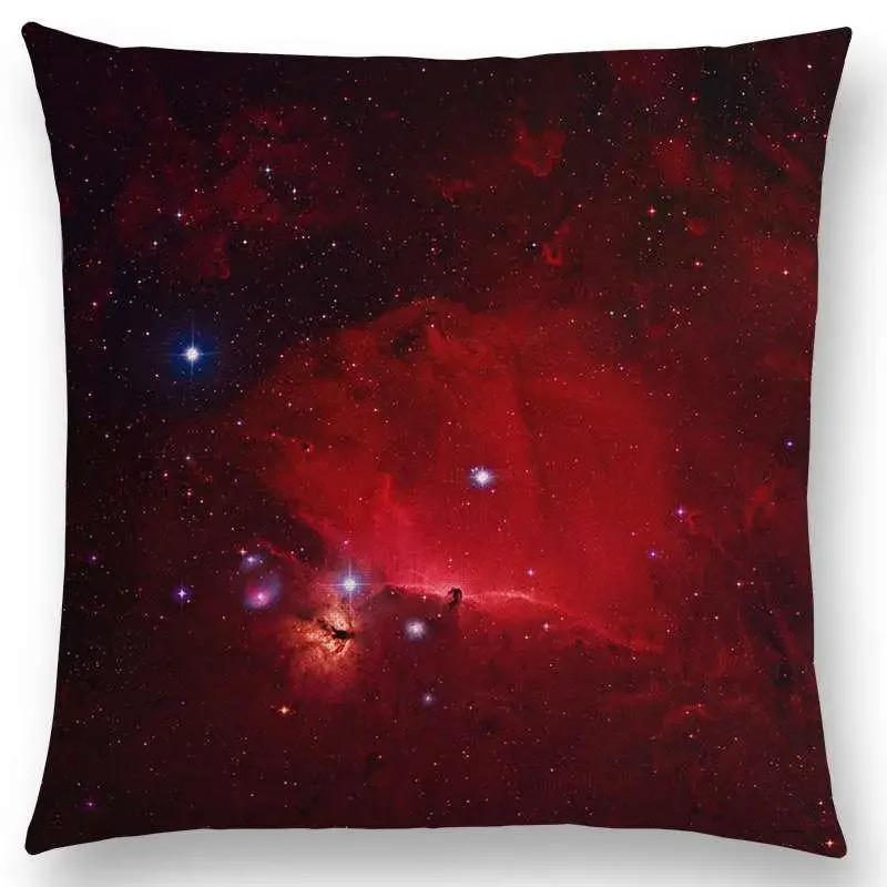Pillowcase Night Sky Gorgeous Nebula Distant Galaxy Mysterious Universe Cushion Cover Home Decoration Sofa Home