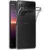 Coque et tour de cou pour Xperia 10 II - TPU Souple Transparent Cordon Noir réglable Phonillico®