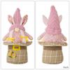 1pair Colorful Easter Rabbit Gnomes Figurine Unique Style for Festive Celebrations Spring Celebrations Home Indoor Decor