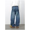 Vintage Gallery-shaped Machete Jeans Men's Loose Structure Design Sense Wide-leg Pants Straight Loose Jeans for Men Fashionable and Comfortable Pants