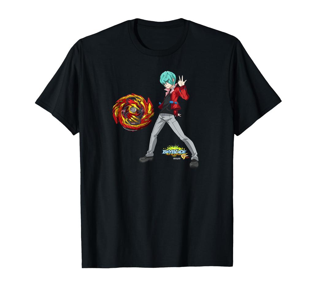 Beyblade Burst Gachi Akane Delta Master Diabolos & T-Shirt