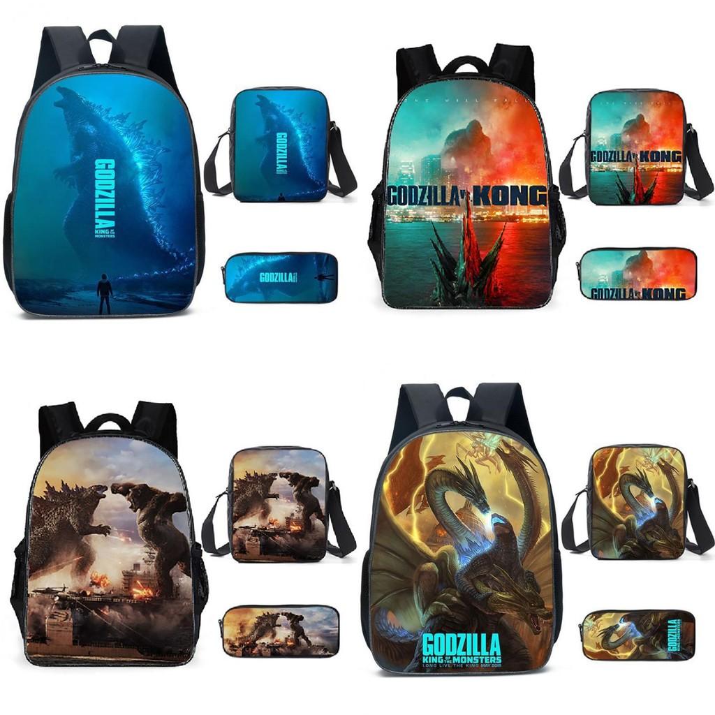 Shoulder Anime Cartoon Bag Pencil Case Kids School Pack For Daily Use