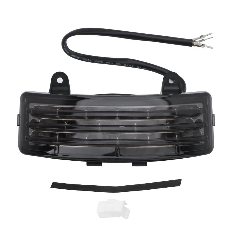 

Motorcycle LED Tri-Bar Rear Fender Tail Light Turn Signal Brake Lamp For Harley Touring Street Glide Road Glide FLHX FLTRX 96-13