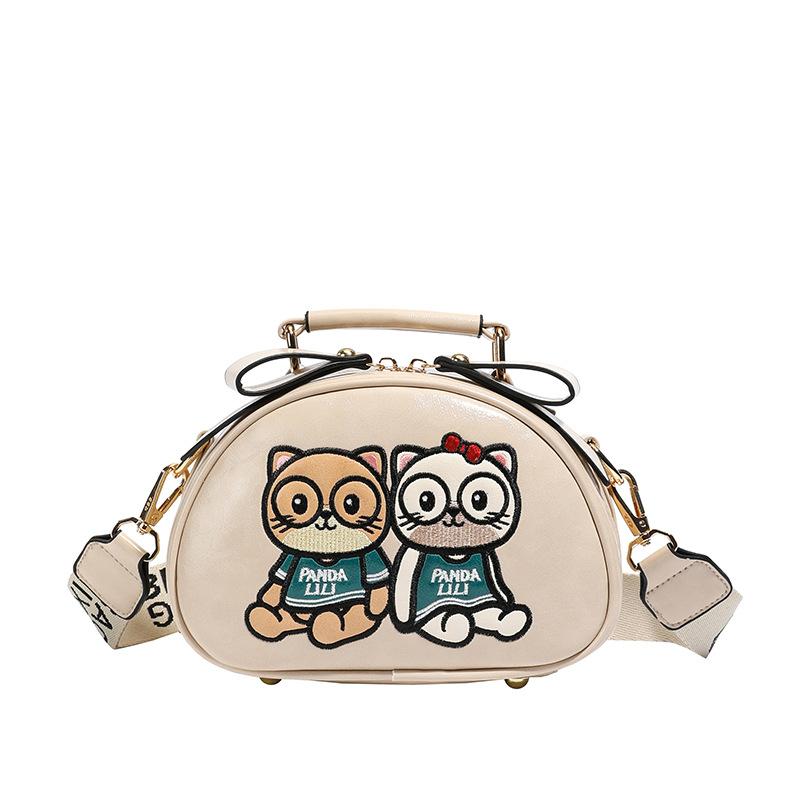 Nowy Kreskówkowy Design Torebki Torba z Charakterem dla Kobiet na Codzienne Podróże, Jednoramienna Torba Crossbody dla Kobiet