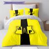 Alianza Petrolera Pattern Bedding Set Quilt Cover Pillowcase Home Decor Gift (1 * duvet cover + 2 * pillowcase, without core)