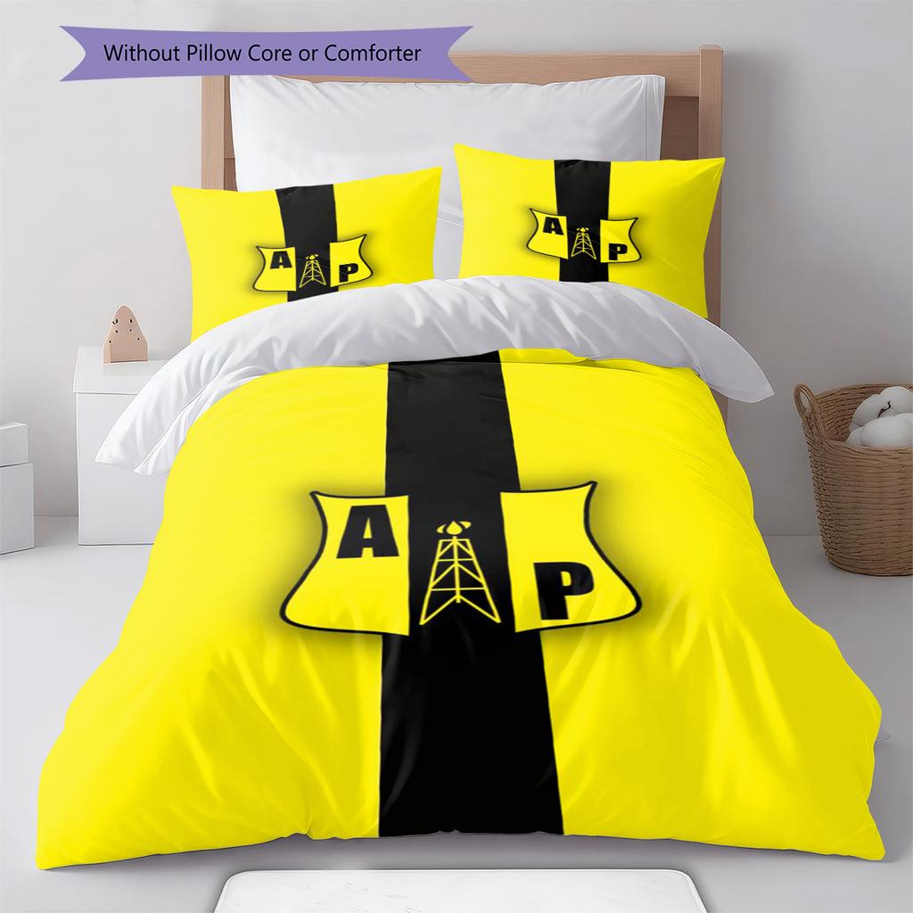 Alianza Petrolera Pattern Bedding Set Quilt Cover Pillowcase Home Decor Gift (1 * duvet cover + 2 * pillowcase, without core)