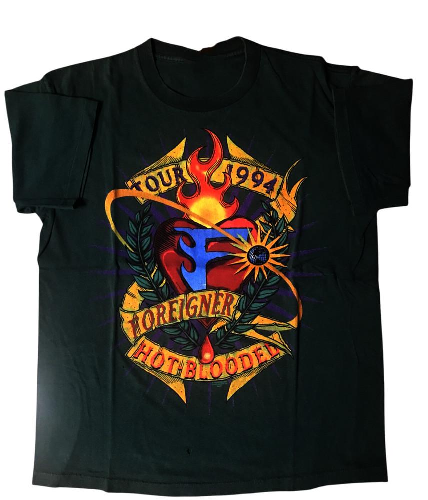 Vintage Foreigner Hot Blooded Tour T-shirt Size S to 5XL NZ141 FREE SHIPPING Unisex T-Shirt XXL