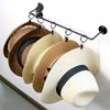 Wall Mounted Metal Coffee Cup Holder 6 Hooks Rustic Black For Kitchen Restaurant Coffee Bar